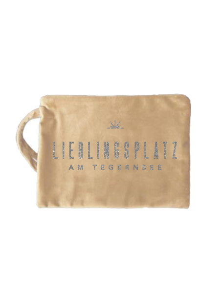 Samttasche "Lieblingsplatz am Tegernsee"