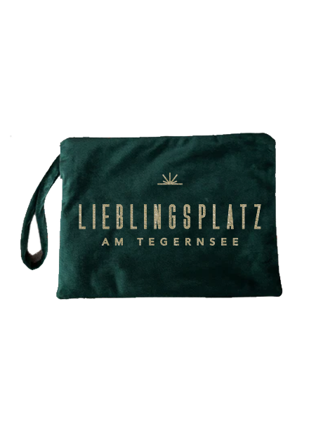Samttasche "Lieblingsplatz am Tegernsee"