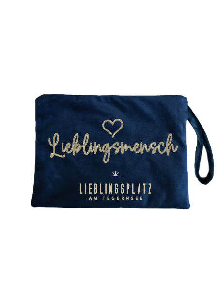Samttasche "Lieblingsmensch"