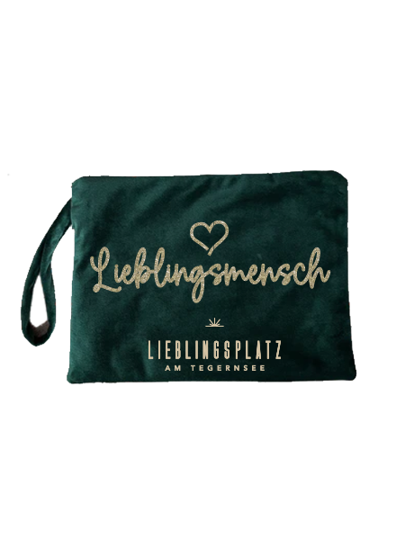 Samttasche "Lieblingsmensch"
