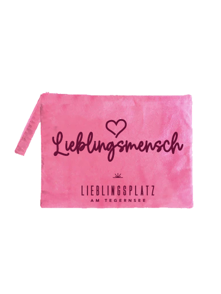 Samttasche "Lieblingsmensch"