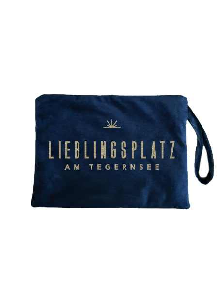 Samttasche "Lieblingsplatz am Tegernsee"