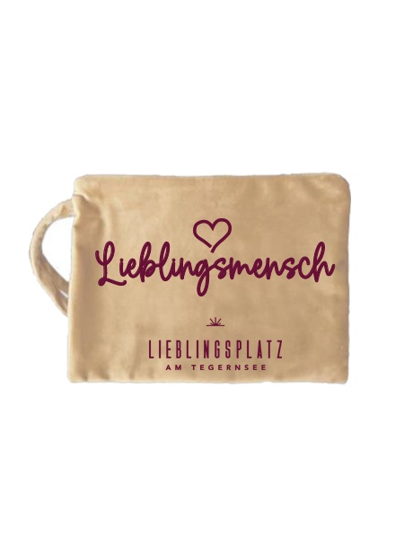 Samttasche "Lieblingsmensch"
