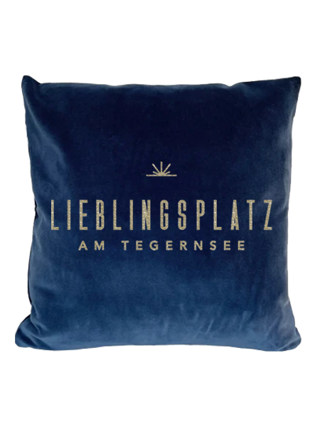 Samtkissen Lieblingsplatz