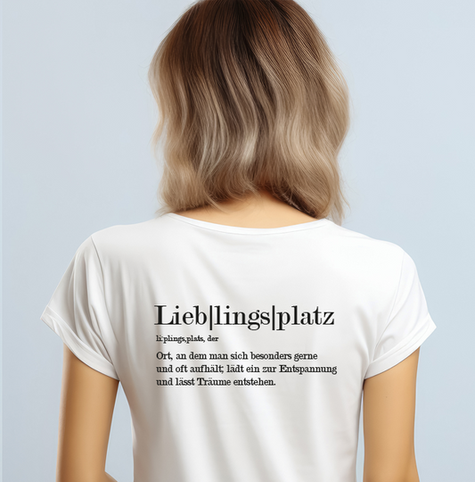 T-Shirt "Definition Lieblingsplatz"